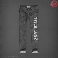 heren abercrombie and fitch 1892 elastisch sweatpants houtskool Lightning Levering jgl5d596